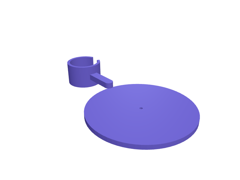 Uppababy Vista V3 cup-holder clamp, 3D printable part