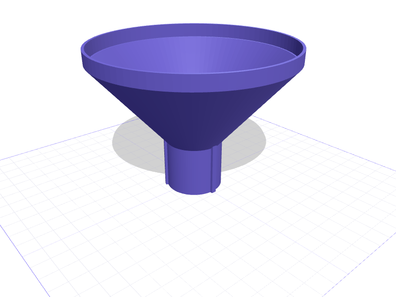 5L Bottle Funnel, 3D printable model