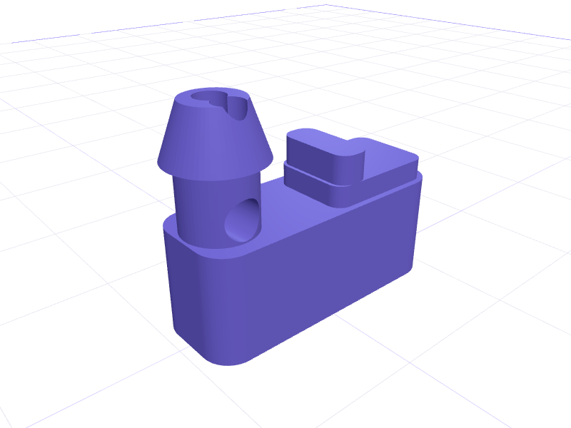 Galoppino per gruppo avviamento piccoli motori a due tempi, 3D printable model preview