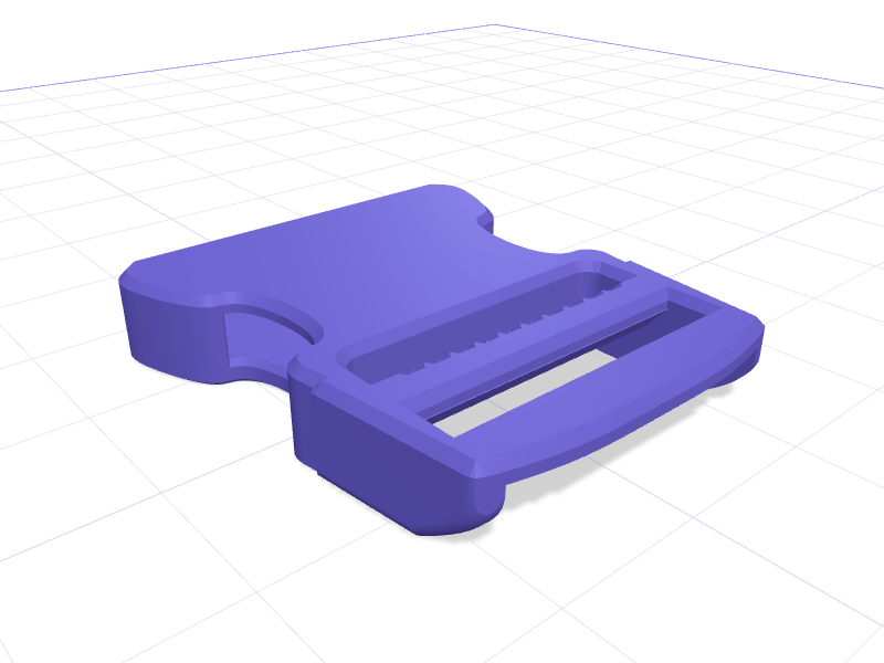 Schnalle mit Deckel, 3D printable model preview