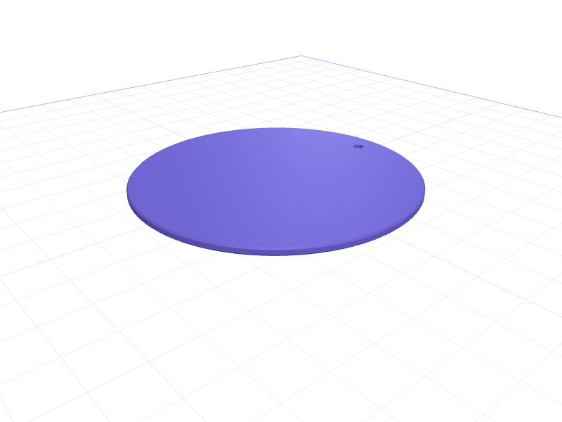 Round Christmas Ornament, 3D printable model