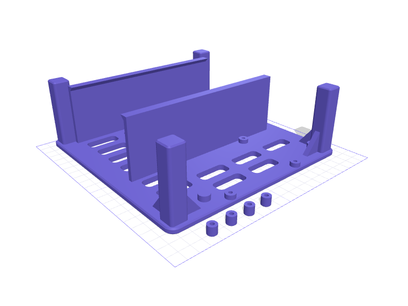 Mini-ITX test bench, 3D printable model