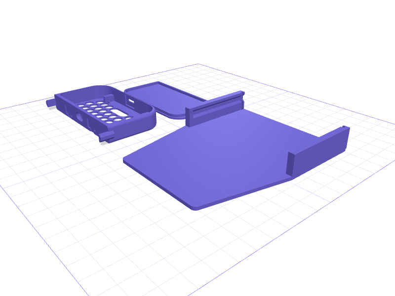 Clicks Keyboard slide, 3D printable model