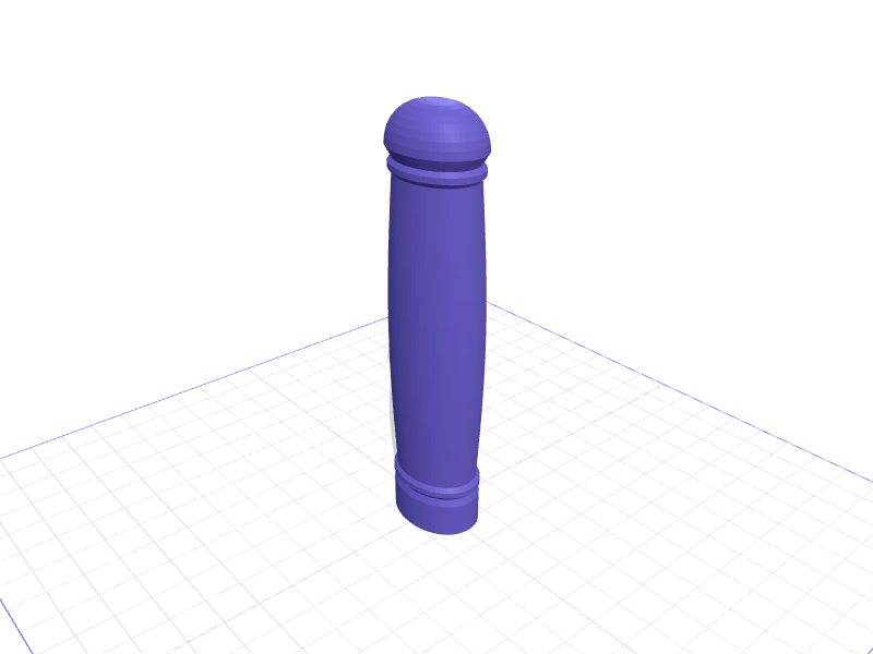 Cabo de faca gaucho, 3D printable model