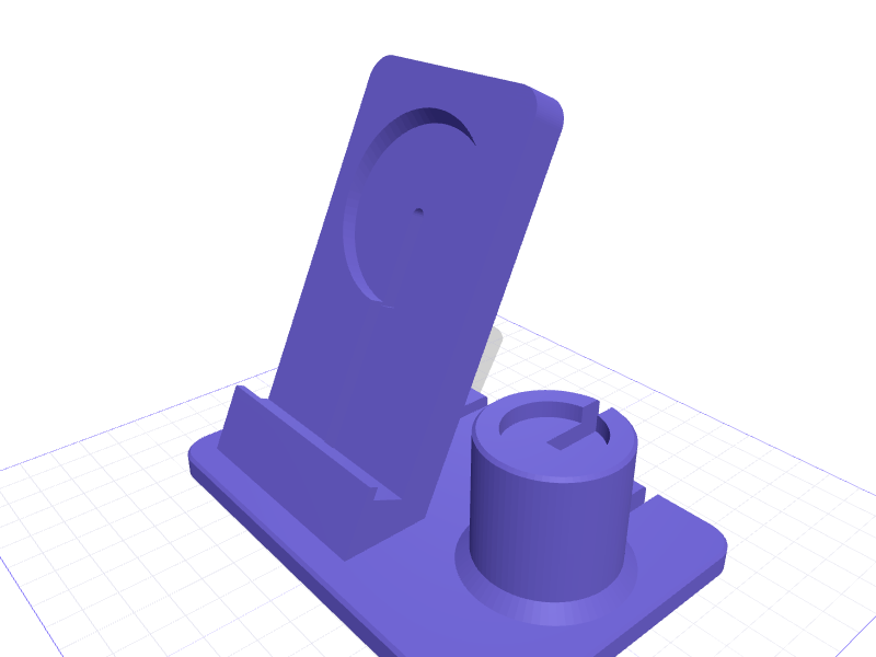 MagSafe + Watch charging stand, 3D printable model preview