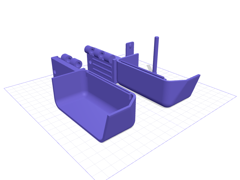 Bag Clip Scoop – 2-in-1 Bag Clip & Scoop, 3D printable model preview