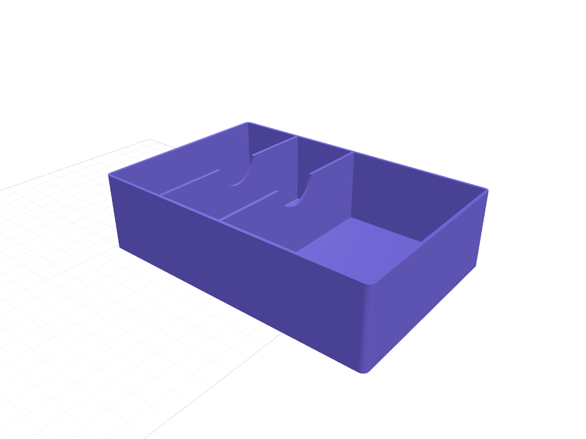 Modular drawer organizer 150x100, 3D printable model